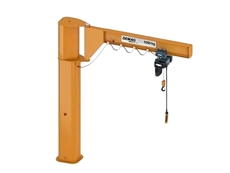 Pillar mounted I Beam Jibcrane